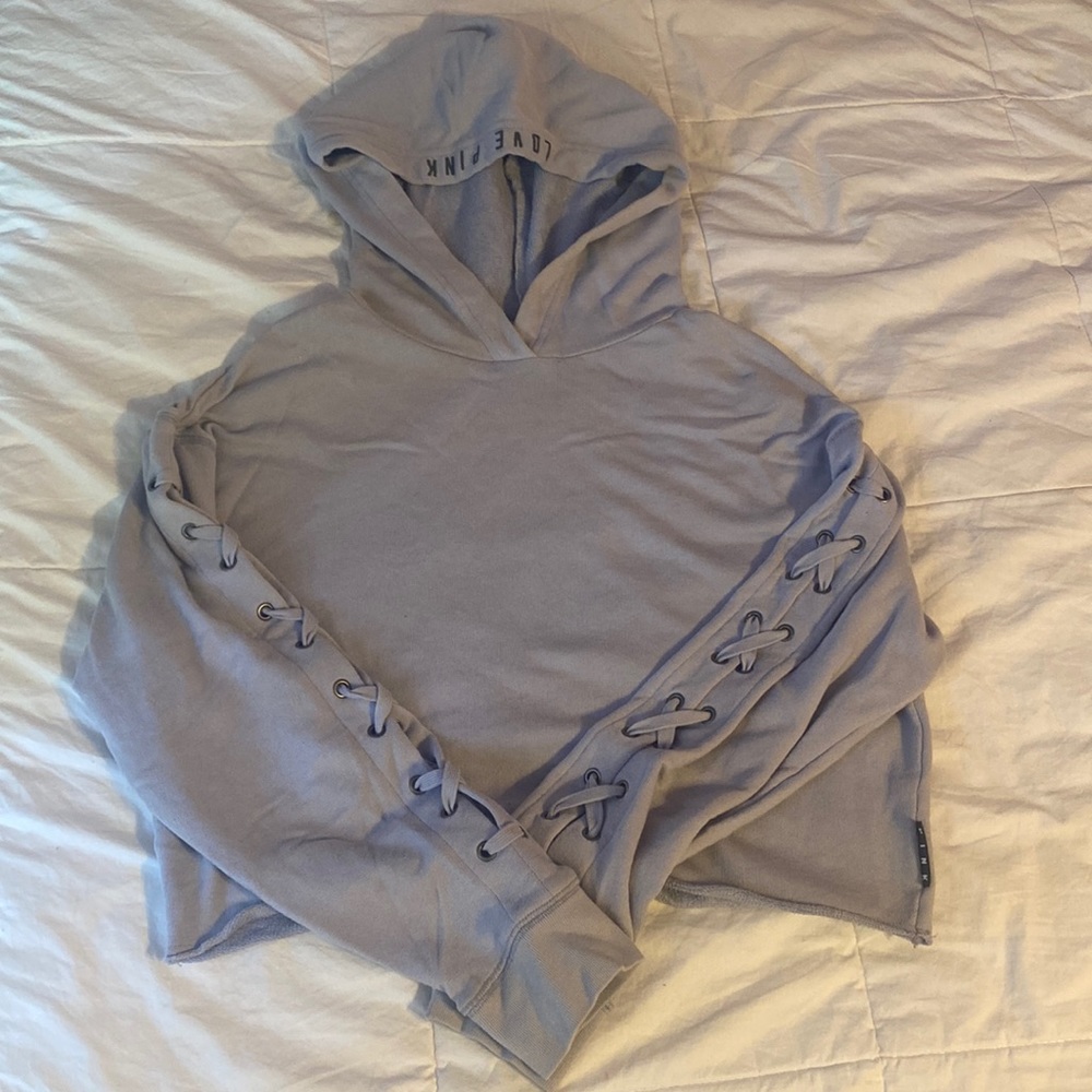 Purple VS PINK long sleeved crop top